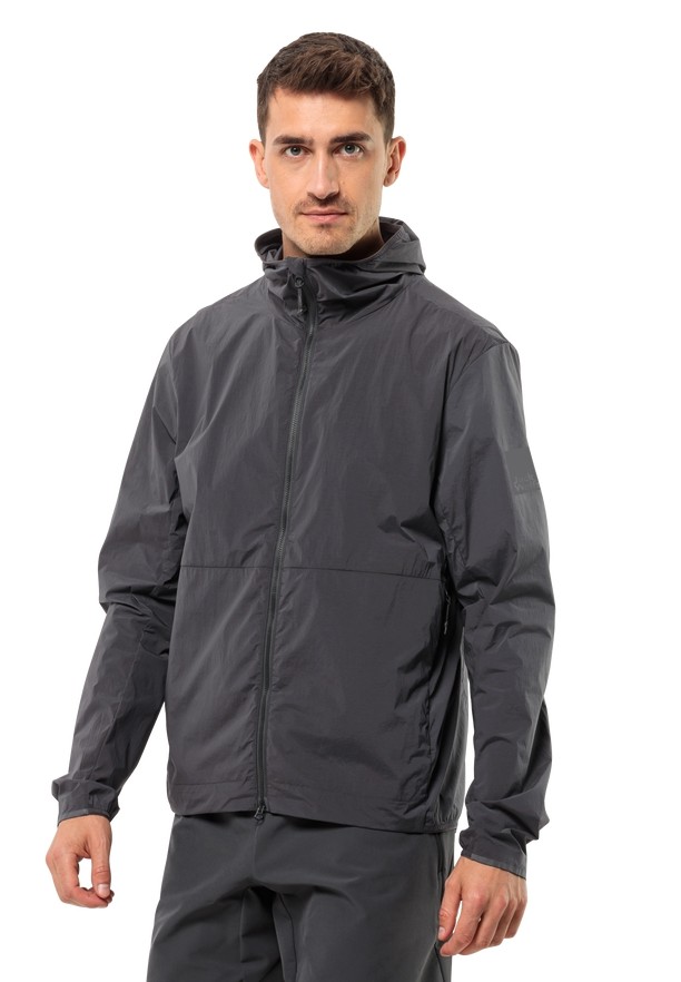 Jack Wolfskin Bike Commute Wind Softshell Jas Heren Zwart | 26212963