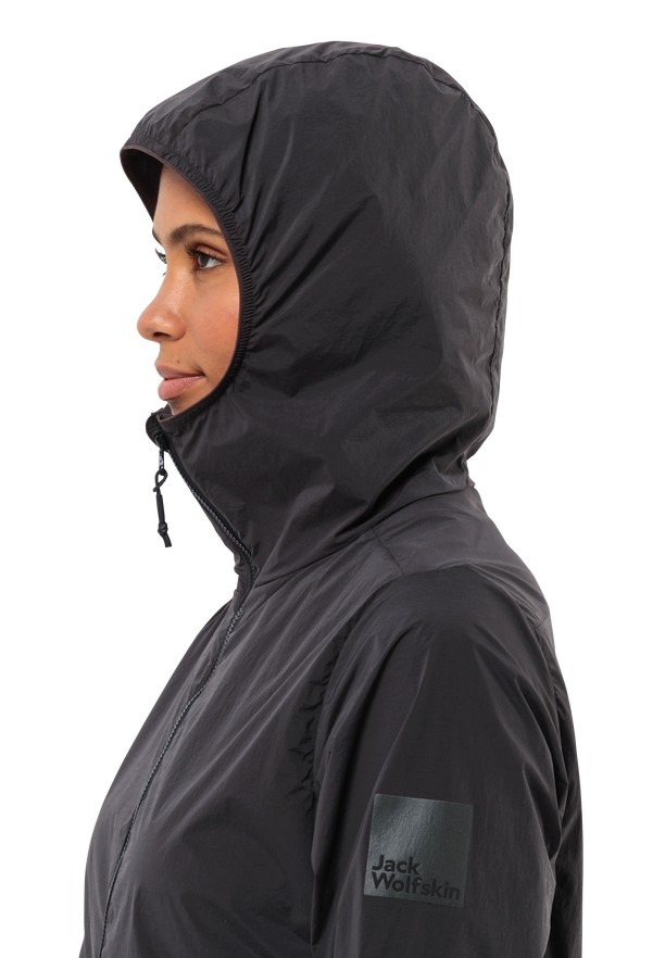 Jack Wolfskin Bike Commute Wind Softshell Jas Dames Zwart | 57368884
