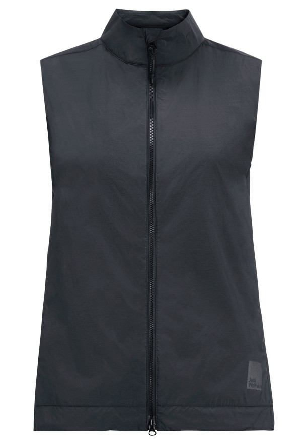 Jack Wolfskin Bike Commute Wind Vest Dames Zwart | 54606536