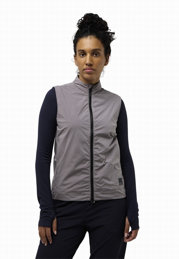 Jack Wolfskin Bike Commute Xt Vest Dames Grijs | 98305599