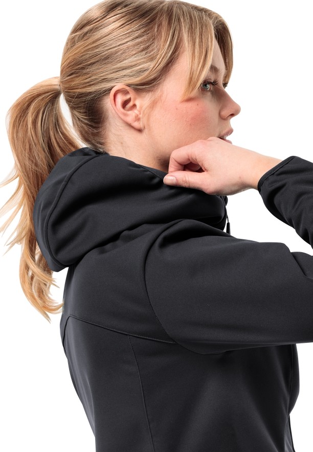 Jack Wolfskin Bornberg Hoody Jassen Dames Zwart | 31194250