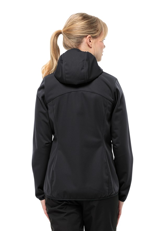 Jack Wolfskin Bornberg Hoody Jassen Dames Zwart | 31194250