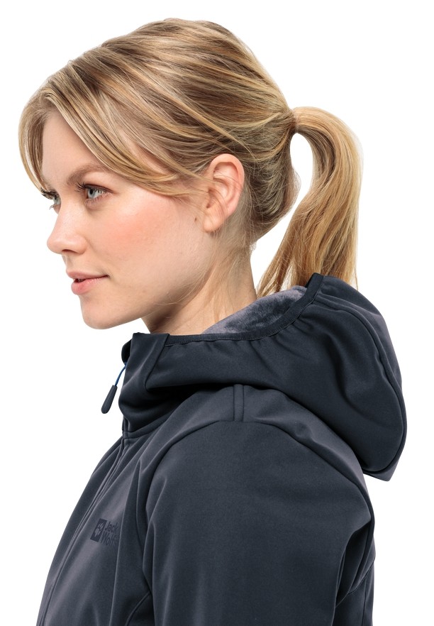 Jack Wolfskin Bornberg Hoody Jassen Dames Donkerblauw | 16216485