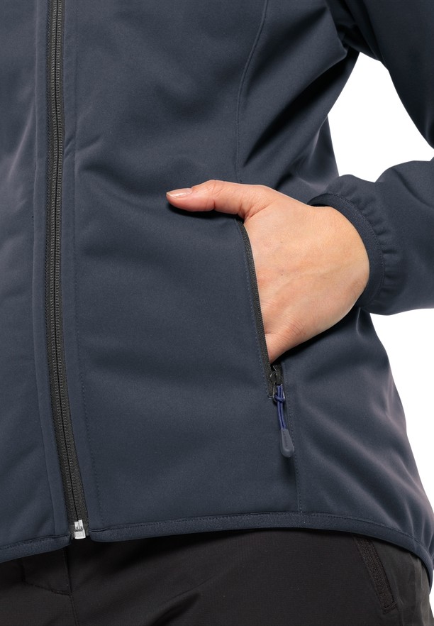 Jack Wolfskin Bornberg Hoody Jassen Dames Donkerblauw | 16216485