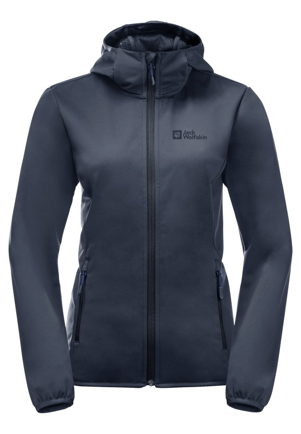 Jack Wolfskin Bornberg Hoody Jassen Dames Donkerblauw | 16216485