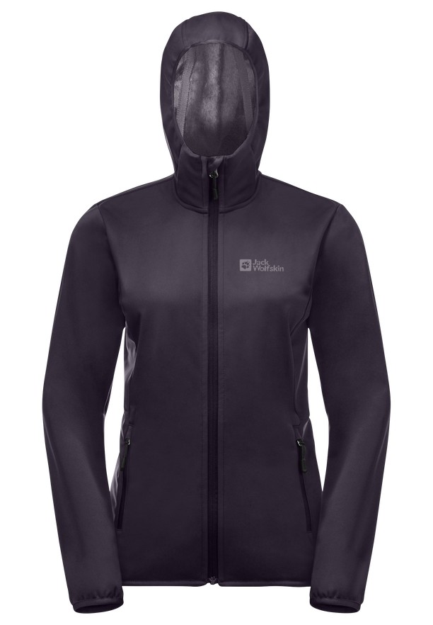 Jack Wolfskin Bornberg Hoody Jassen Dames Paars | 57048423
