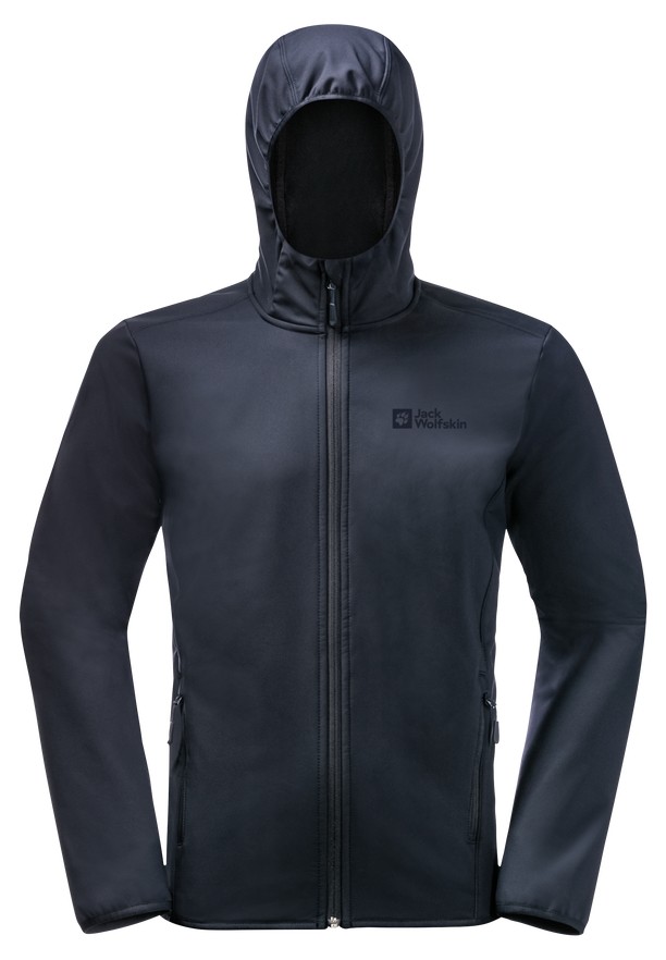 Jack Wolfskin Bornberg Hoody Softshell Jas Heren Donkerblauw | 36277979