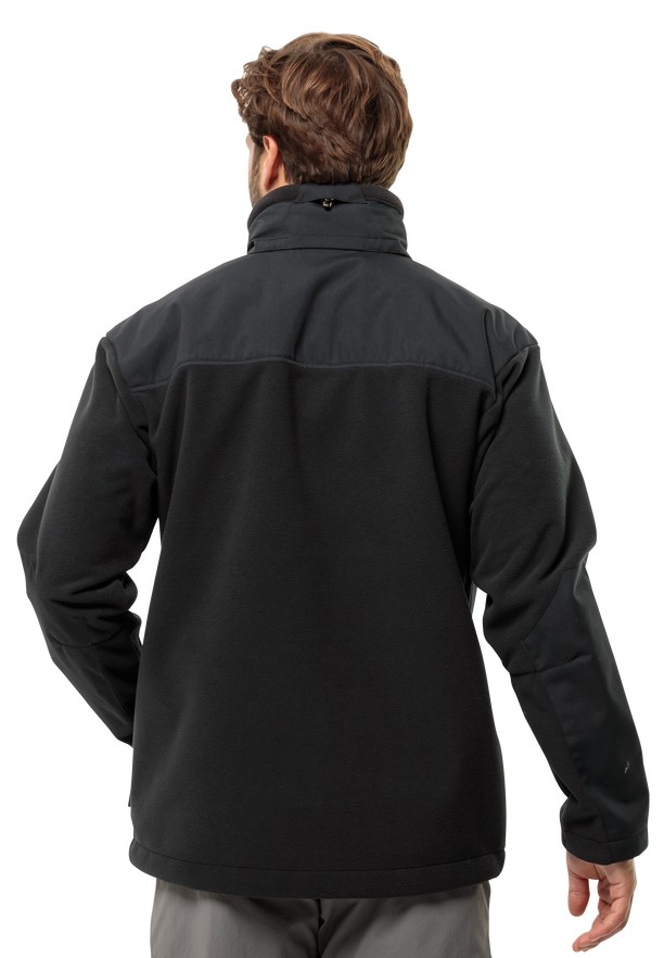Jack Wolfskin Bornberg Hoody Softshell Jas Heren Zwart | 82337359