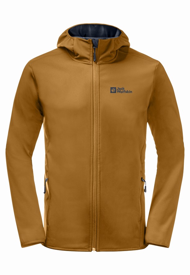 Jack Wolfskin Bornberg Hoody Softshell Jas Heren Geel | 41515447