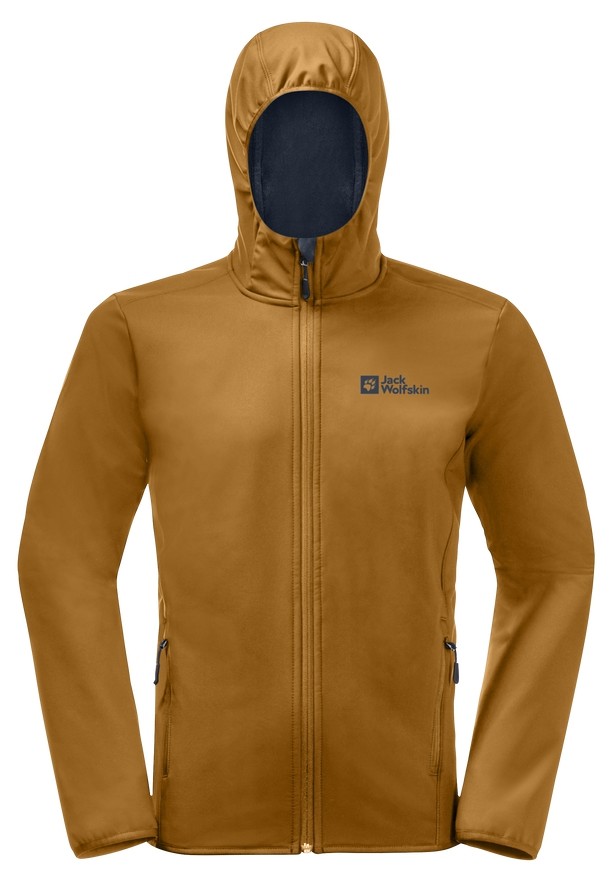 Jack Wolfskin Bornberg Hoody Softshell Jas Heren Geel | 41515447