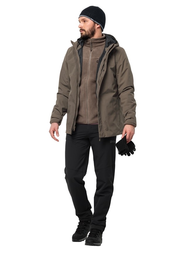 Jack Wolfskin Brand Muts Heren Zwart | 14020704