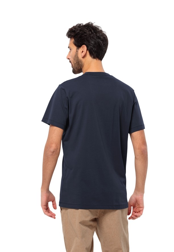 Jack Wolfskin Brand T-shirts Heren Donkerblauw | 76182978