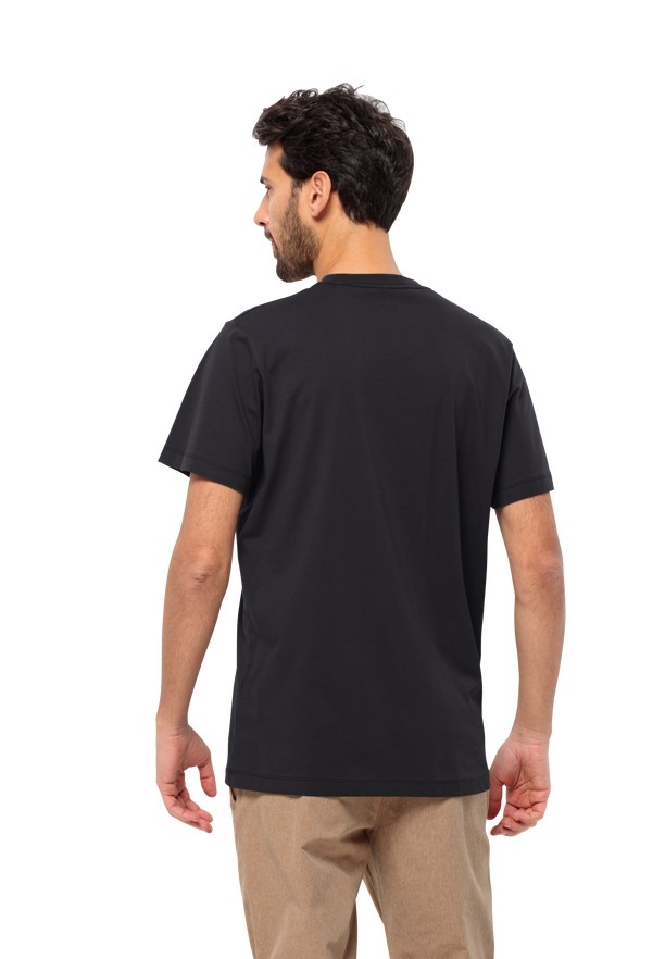 Jack Wolfskin Brand T-shirts Heren Zwart | 91457631
