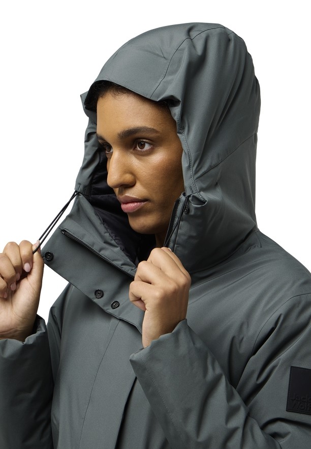 Jack Wolfskin Brandenburger Jassen Dames Grijs | 39010973