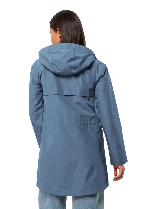 Jack Wolfskin Cape West Regenjassen Dames Blauw | 95957885
