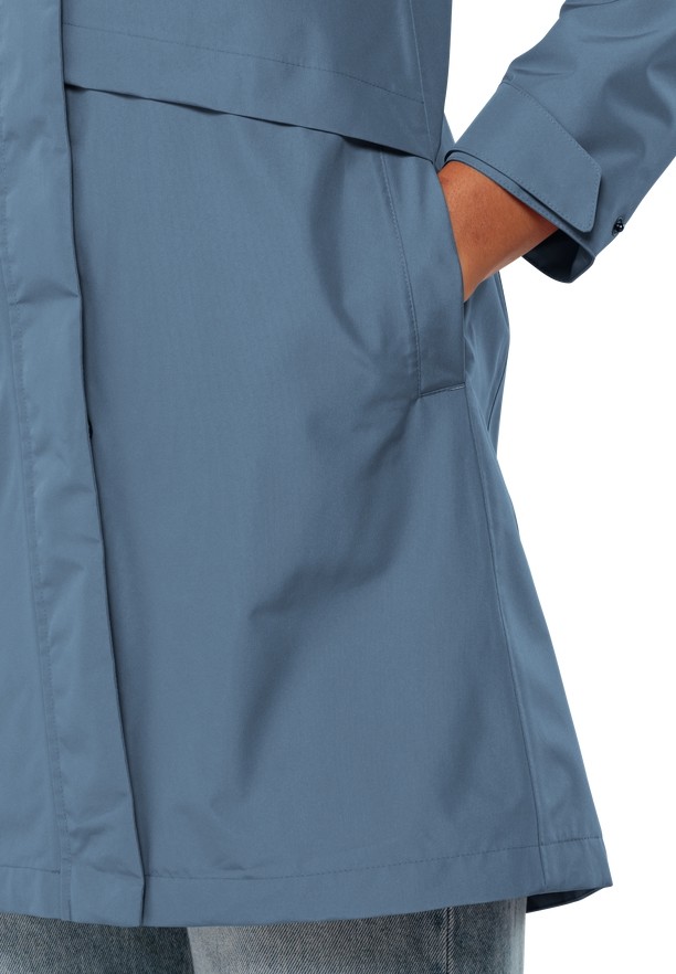 Jack Wolfskin Cape West Regenjassen Dames Blauw | 95957885