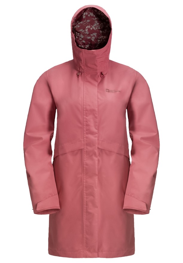 Jack Wolfskin Cape West Regenjassen Dames Roze | 34927334