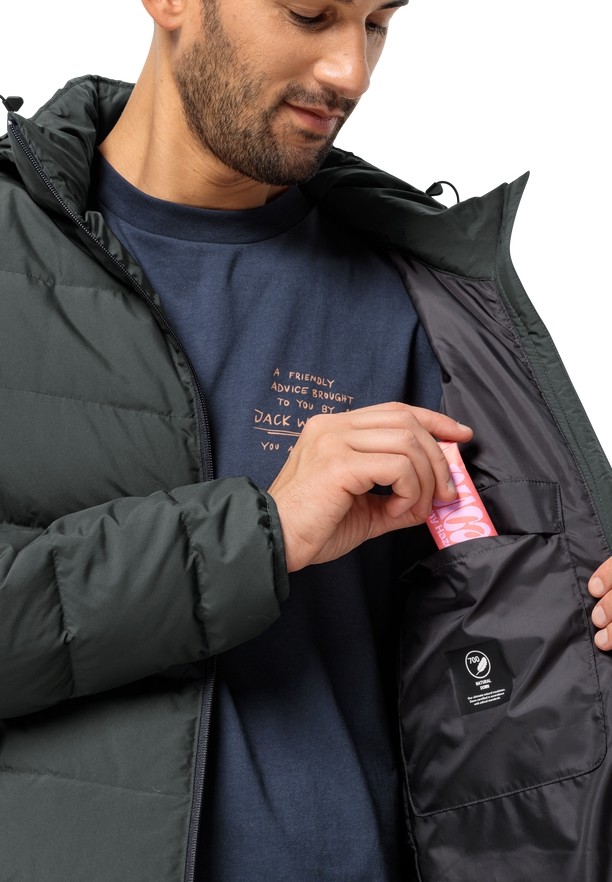 Jack Wolfskin Colonius Donsjas Heren Groen | 38057705
