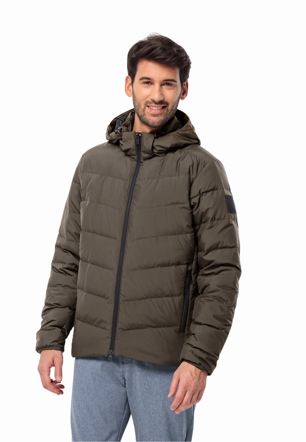Jack Wolfskin Colonius Donsjas Heren Koffie | 50110650