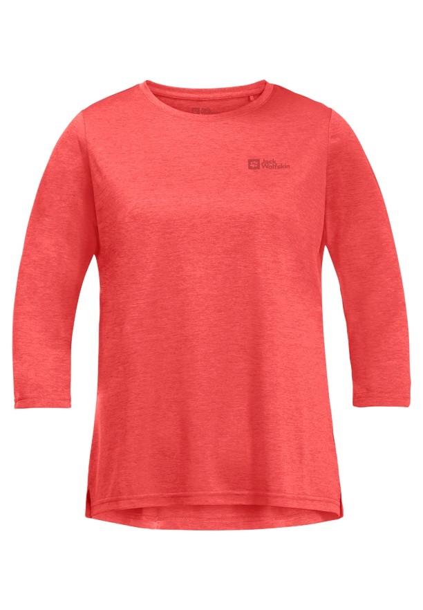 Jack Wolfskin Crosstrail 3/4 T-shirts Dames Rood | 38282414