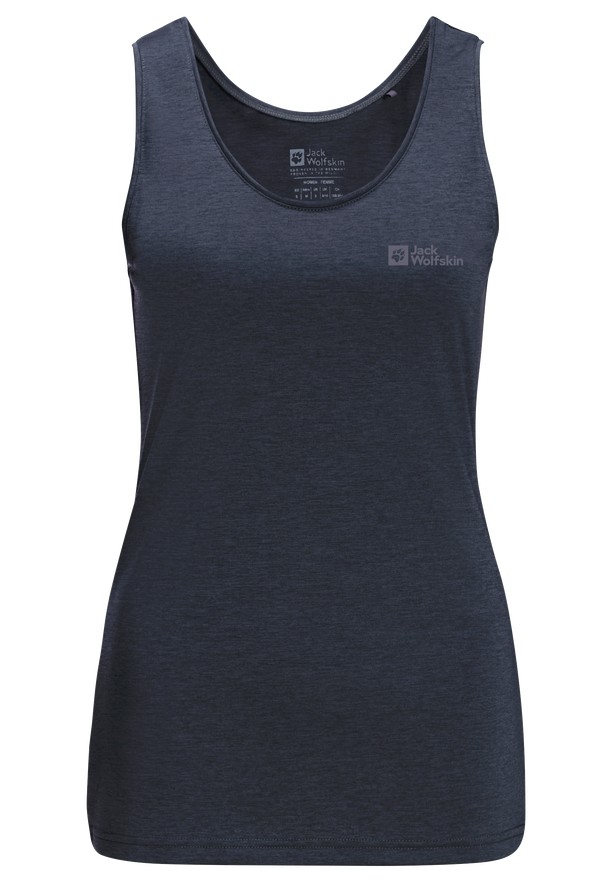 Jack Wolfskin Crosstrail Tanktop Dames Donkerblauw | 42047323