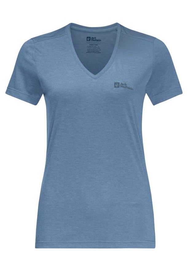 Jack Wolfskin Crosstrail T-shirts Dames Blauw | 21566289