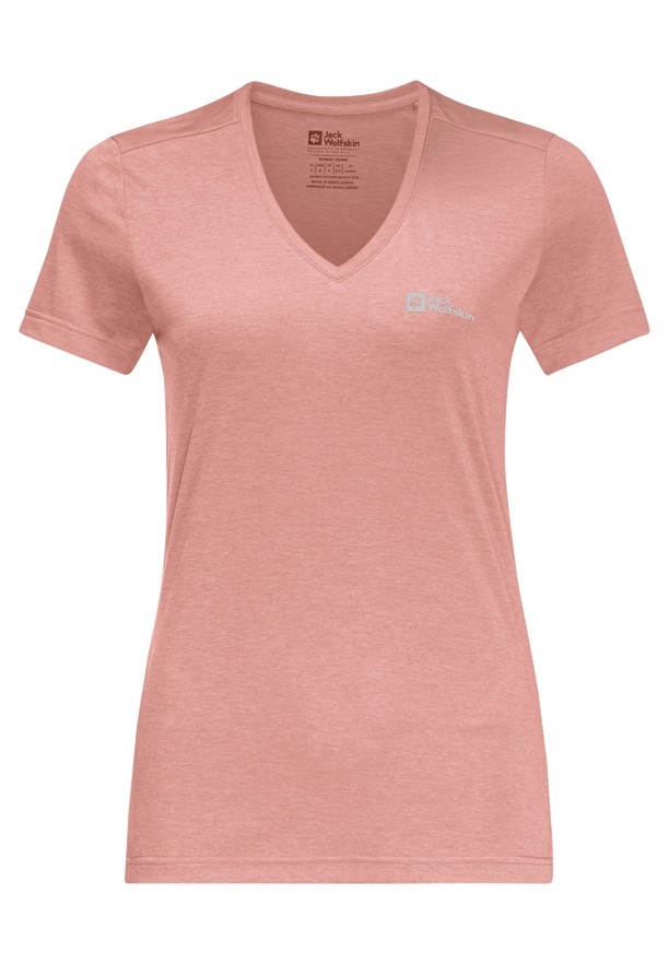 Jack Wolfskin Crosstrail T-shirts Dames Roze | 86682604