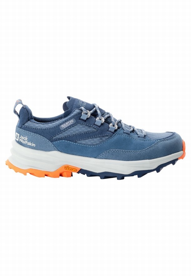 Jack Wolfskin Cyrox Texapore Low Wandelschoenen Dames Blauw | 39065765