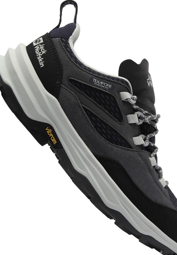 Jack Wolfskin Cyrox Texapore Low Wandelschoenen Dames Zwart | 51479386