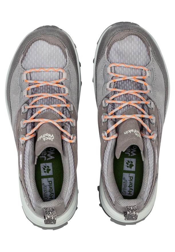 Jack Wolfskin Cyrox Texapore Low Wandelschoenen Dames Grijs | 67695420
