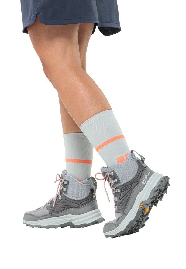 Jack Wolfskin Cyrox Texapore Mid Wandelschoenen Dames Grijs | 93254202