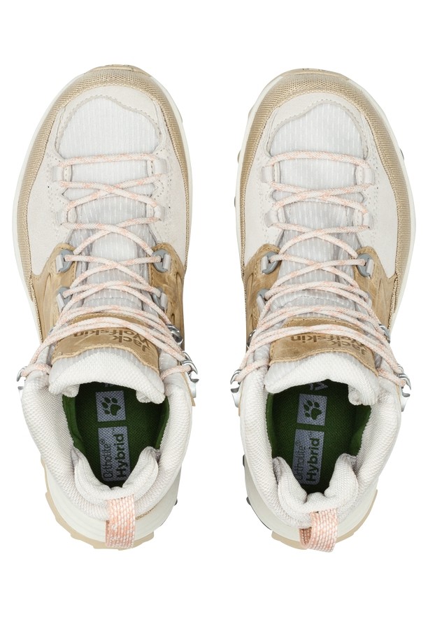 Jack Wolfskin Cyrox Texapore Mid Wandelschoenen Dames Wit | 46174154