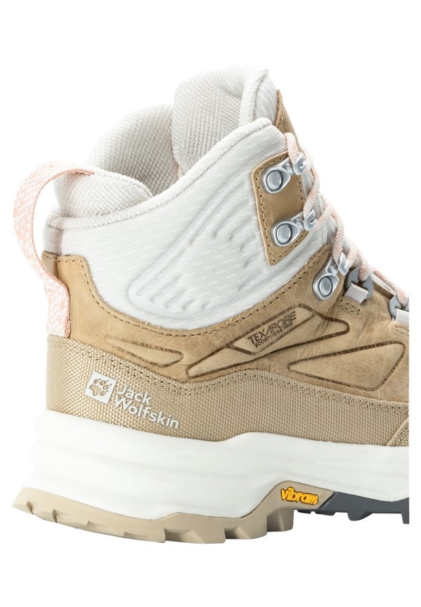 Jack Wolfskin Cyrox Texapore Mid Wandelschoenen Dames Wit | 46174154