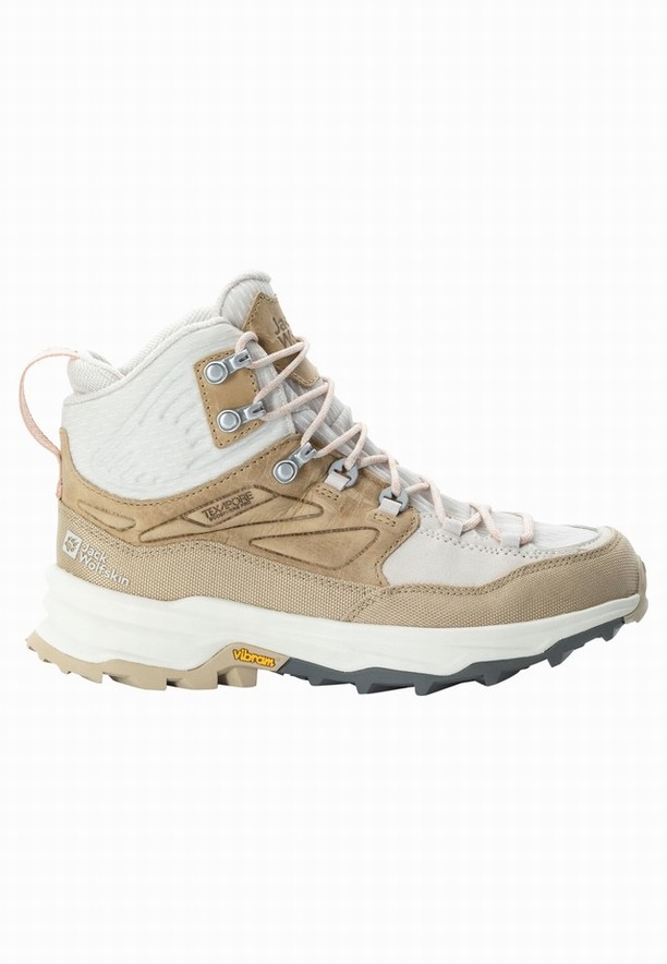 Jack Wolfskin Cyrox Texapore Mid Wandelschoenen Dames Wit | 46174154