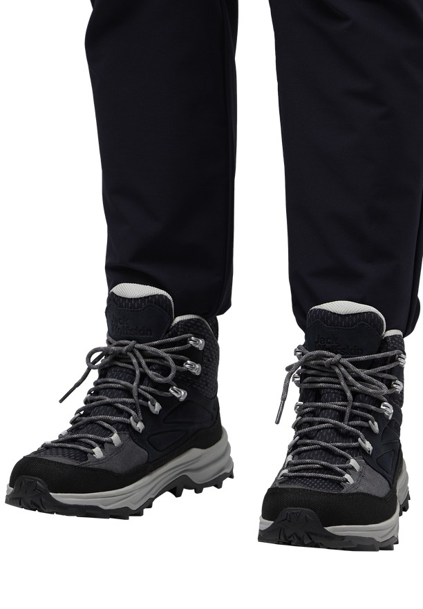 Jack Wolfskin Cyrox Texapore Mid Wandelschoenen Dames Zwart | 96863111