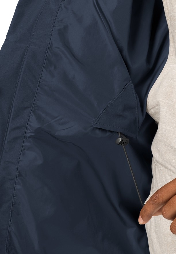 Jack Wolfskin Dakar Regenjassen Dames Donkerblauw | 22168605