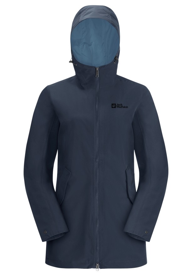 Jack Wolfskin Dakar Regenjassen Dames Donkerblauw | 22168605