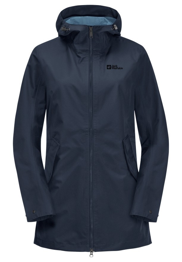 Jack Wolfskin Dakar Regenjassen Dames Donkerblauw | 22168605