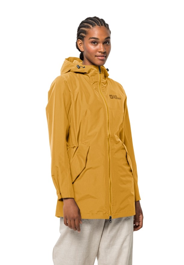 Jack Wolfskin Dakar Regenjassen Dames Geel | 43092887