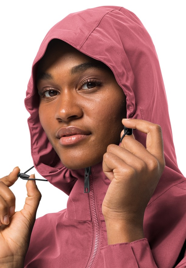 Jack Wolfskin Dakar Regenjassen Dames Roze | 53835189