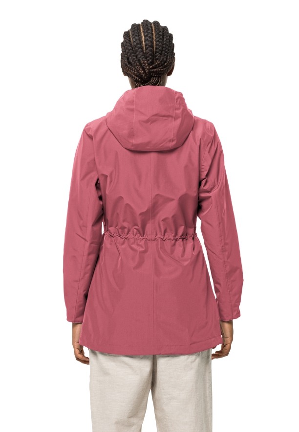 Jack Wolfskin Dakar Regenjassen Dames Roze | 53835189