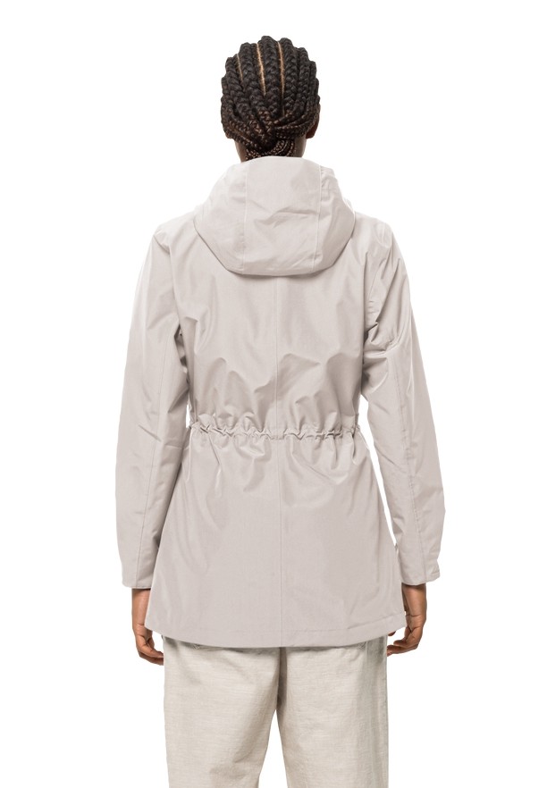 Jack Wolfskin Dakar Regenjassen Dames Wit | 80683049