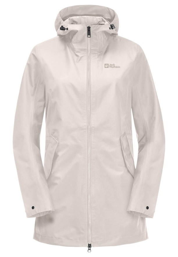 Jack Wolfskin Dakar Regenjassen Dames Wit | 80683049