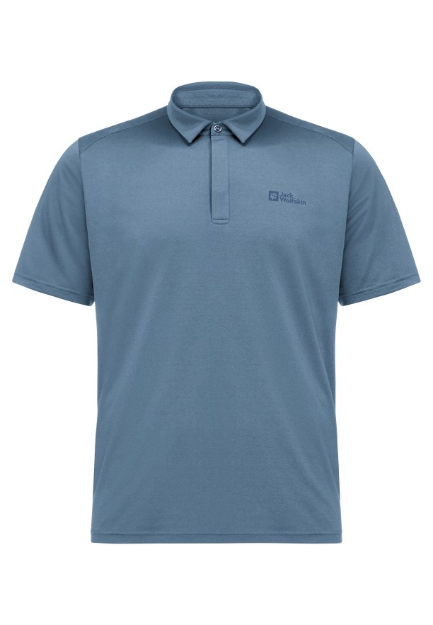 Jack Wolfskin Delgami Poloshirt Heren Blauw | 97522639