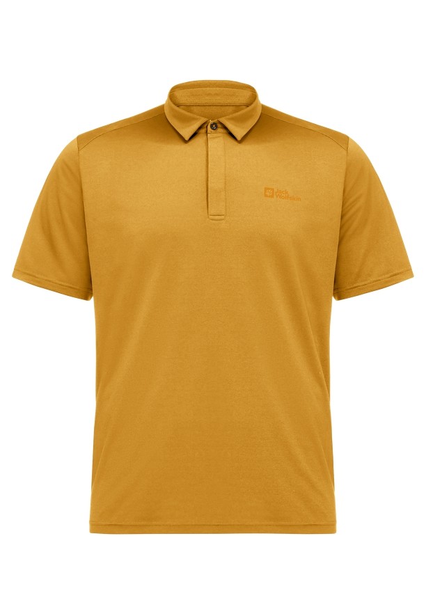 Jack Wolfskin Delgami Poloshirt Heren Geel | 67641188