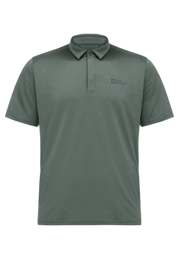 Jack Wolfskin Delgami Poloshirt Heren Groen | 58262930