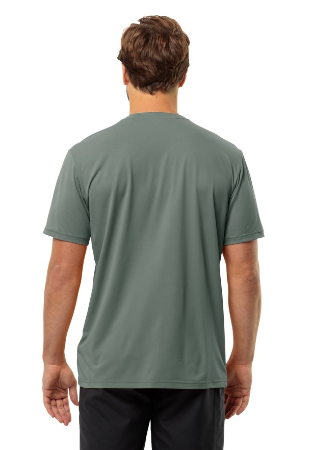 Jack Wolfskin Delgami S/s T-shirts Heren Groen | 78693506