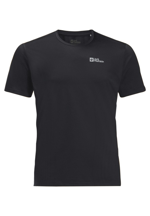 Jack Wolfskin Delgami S/s T-shirts Heren Zwart | 55425653