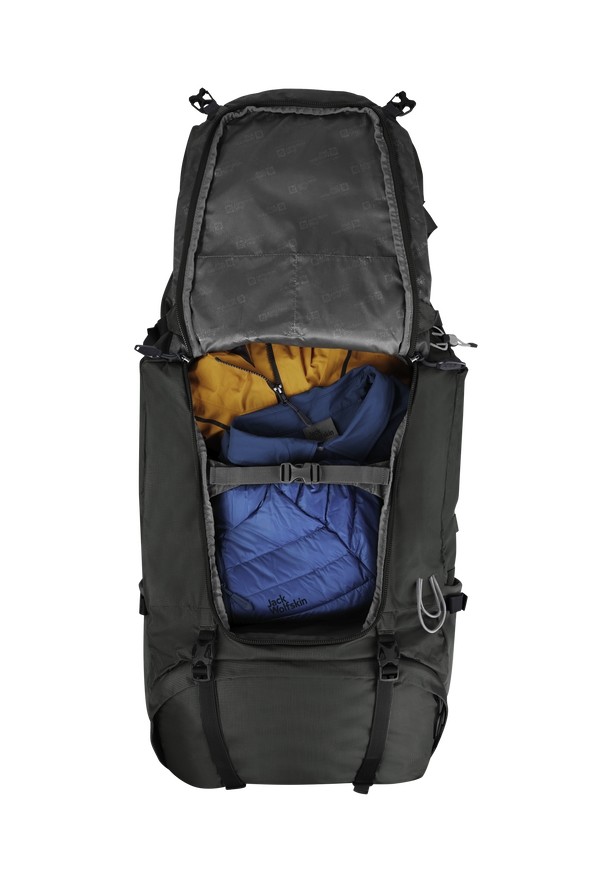 Jack Wolfskin Denali 65|10 Trekking Rugzak Dames Zwart | 79099362