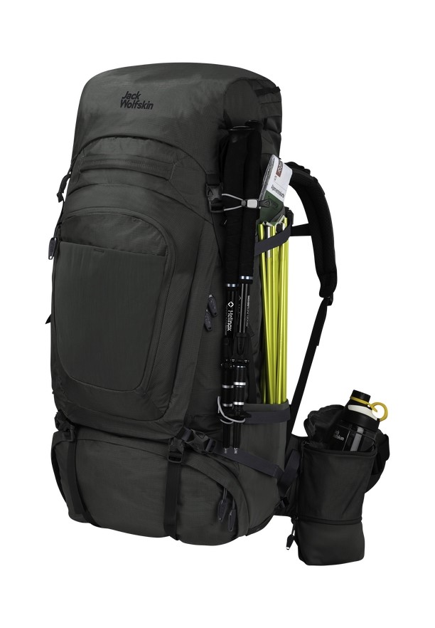 Jack Wolfskin Denali 65|10 Trekking Rugzak Dames Zwart | 79099362